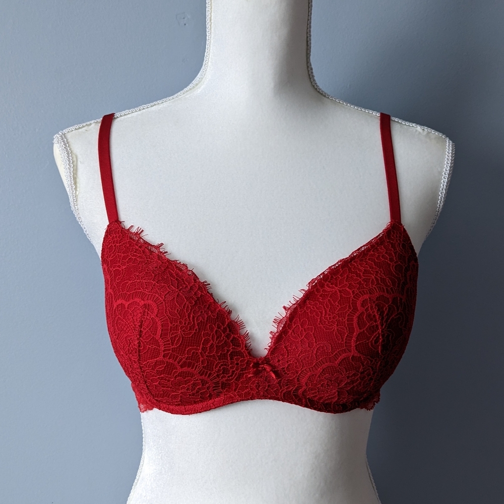 Victoria's Secret sexy red lace bra